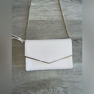 Cream Cross Body Purse with Wallet Holder